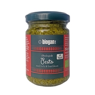 Pesto grøn Italien Økologisk Vegan - 120 gram - Biogan - DISCOUNT PRIS